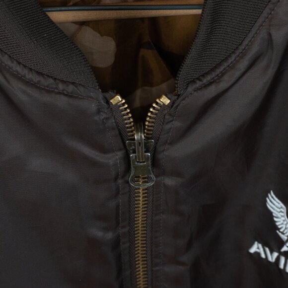 Avirex MA-1 Reversible Camo Bomber Jacket - Men's LG - Picture 6 of 12